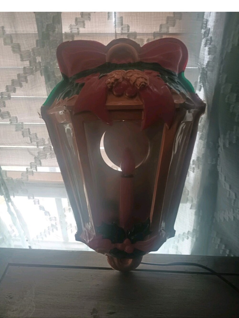 Vintage Christmas Lighted Lantern